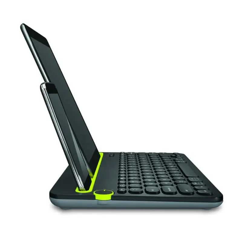 Logitech K480 Bluetooth мультиустройство портативная клавиатура с держателем для телефона слот для Windows Mac OS iOS Android смартфон/планшет