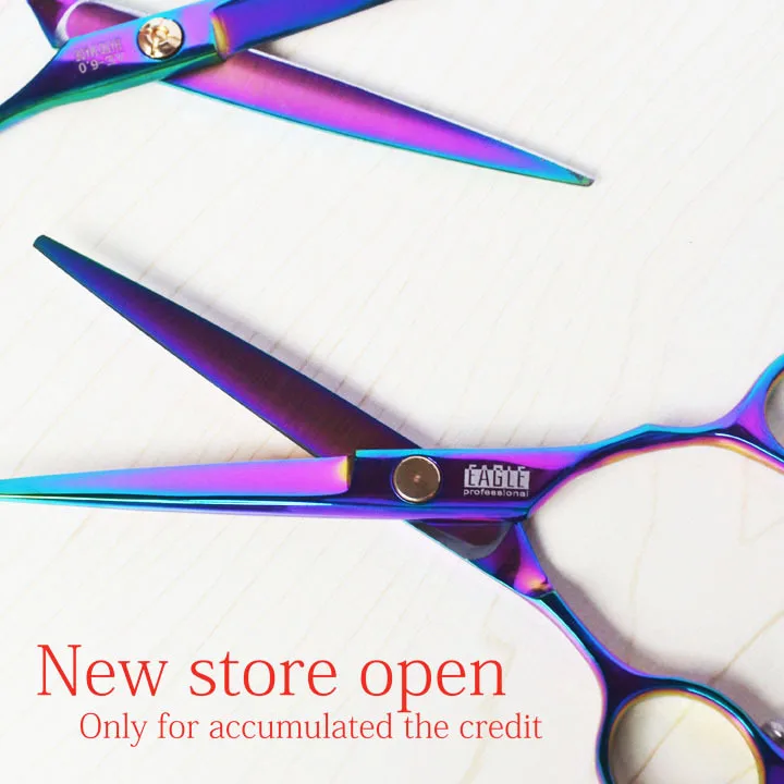 прямые ножницы Профессиональный волос высокое качество 6.0 дюймов парикмахер
