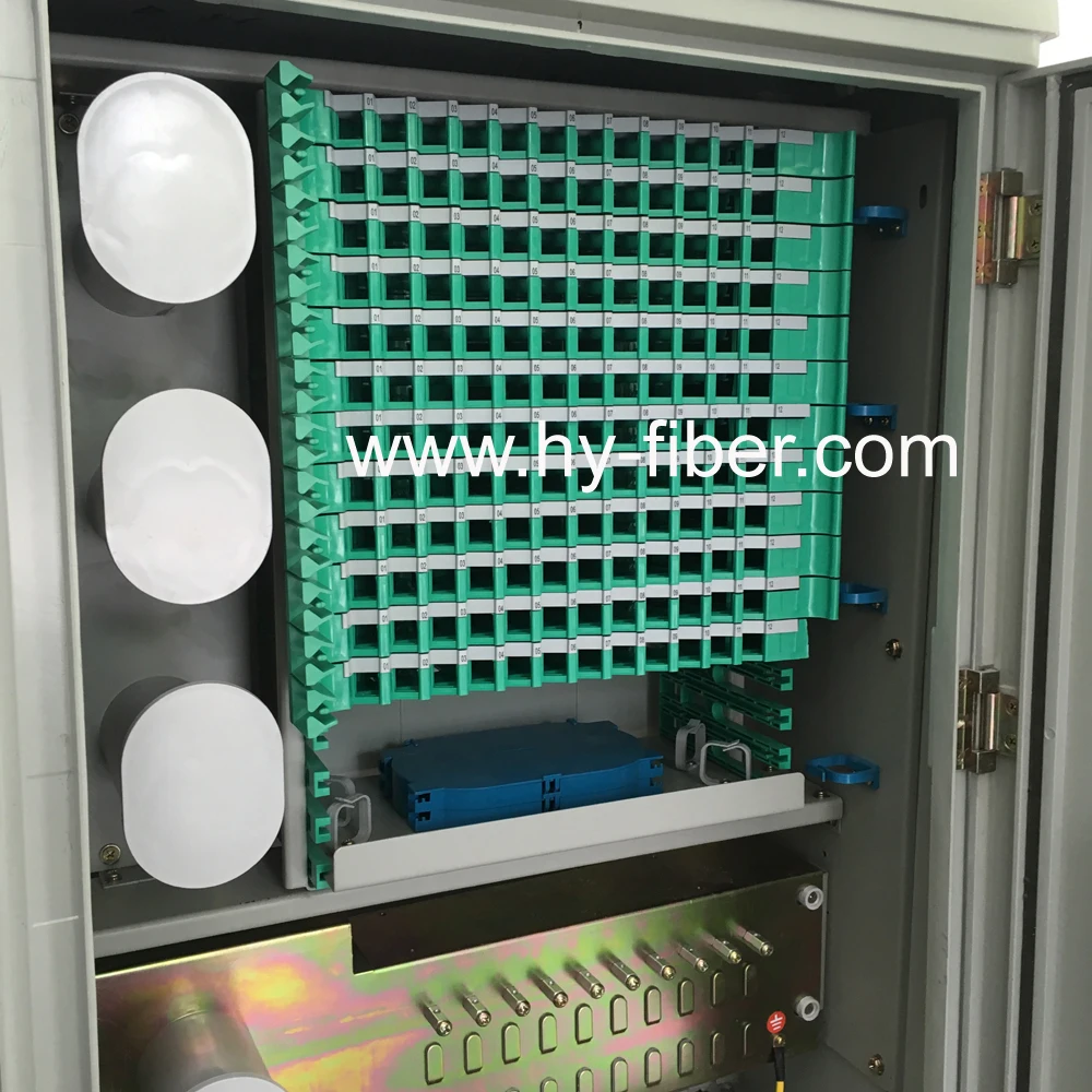 Открытый шкаф оптоволоконный распределительный SMC 144 волокно FTTH HY-18-C144A |