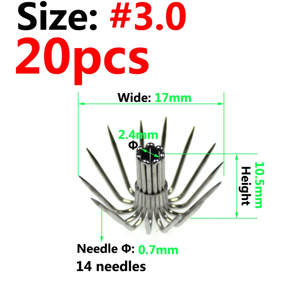 20pcs size 3 Bimoo 20 шт#2~#4,5 крючок для наживки крючок Деревянная Приманка в виде креветки DIY настенные крючки в виде зонтиков - Цвет: 20pcs size 3