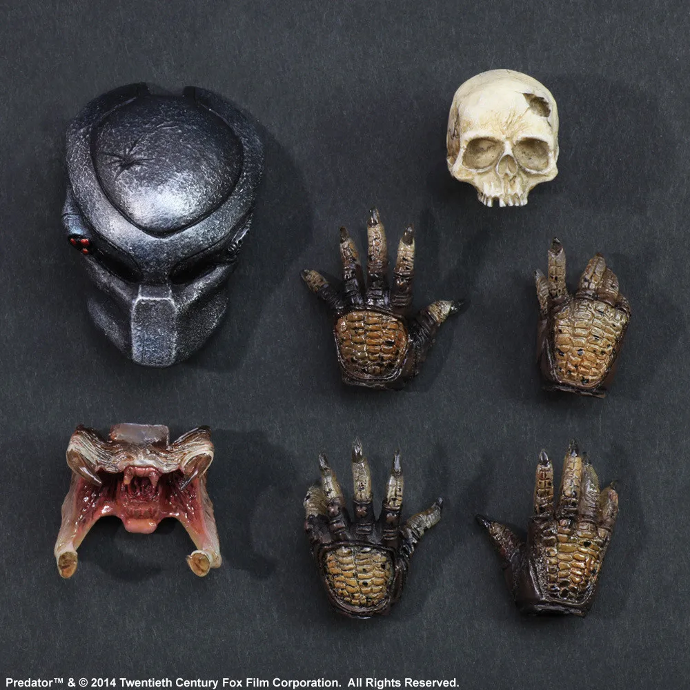 Huong Movie Figure 27 см Alien Hunter Primevil Play Arts Kai Generation 2 хищник, ПВХ фигурка коллекционная игрушка модель