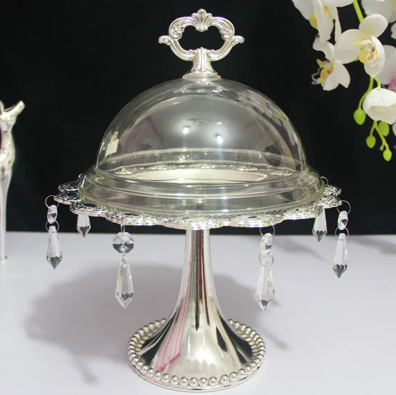 Посеребренный поднос для торта в европейском стиле десертное украшение выпечки