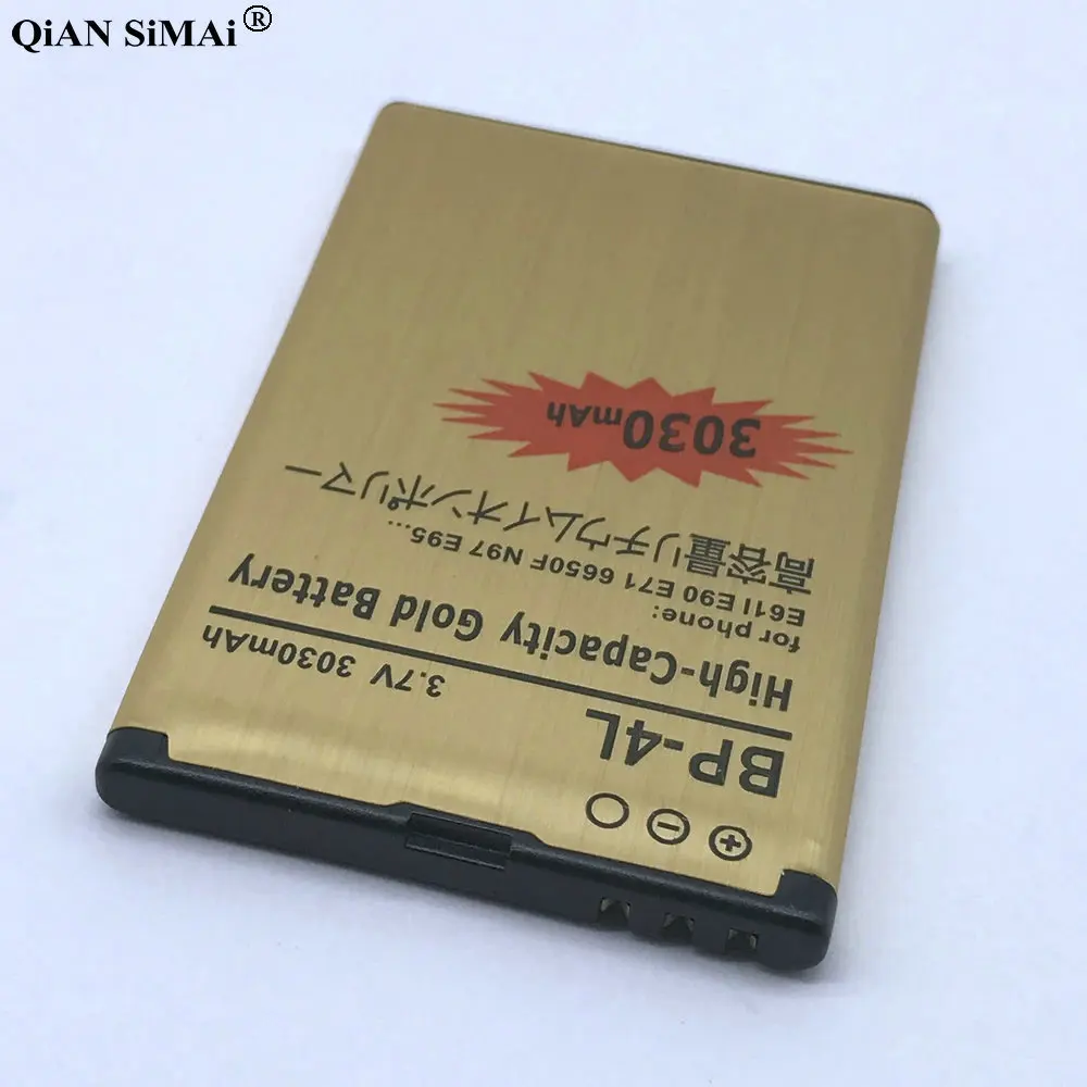 3030 мАч BP-4L батарея для Nokia E61i E63 E90 E95 E71 6650F N97 N810 E72 E52 BP4L BP 4L замена мобильного
