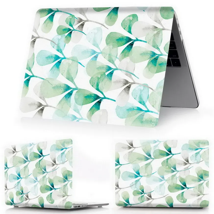 Для Mac Book New Air Pro 13 15 чехол для ноутбука с сенсорной панелью для Mac Book Air Pro retina 11 12 13 15 дюймов чехол с цветной печатью - Цвет: Huai Jiu Shui Cai Ye