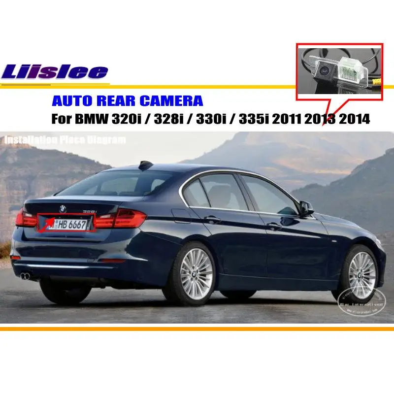 Liislee автомобильная парковочная камера/камера заднего хода для BMW 320i/328i/330i/335i 2011 2013