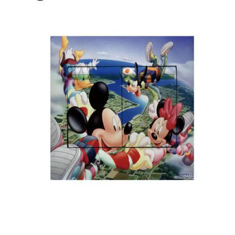 1 шт. переключатель Стикеры Микки и Минни Маус Мышь мультфильм стены s для детской