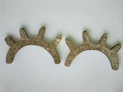 Gold Ins 1 шт. скандинавские деревянные индийские перья Корона и 1 пара деревянная ресница детская комната настенные украшения Рождественские фотографии реквизит подарки - Цвет: Gold