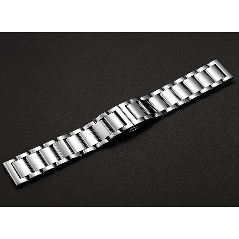 Металлический ремешок для браслетов часов из нержавеющей стали розовое золото