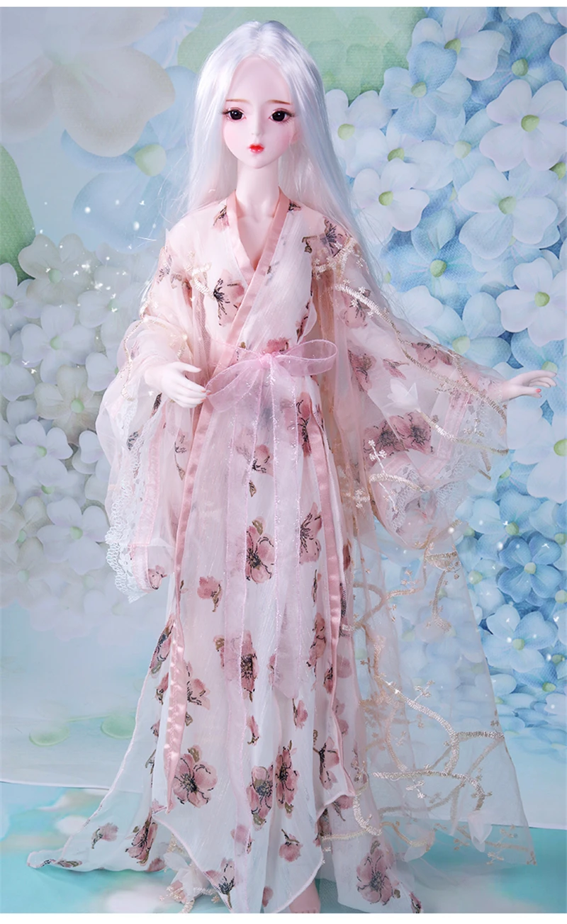 1/3 bjd кукольный костюм, цветочный халат, подходит только 62 см bjd Кукла SD