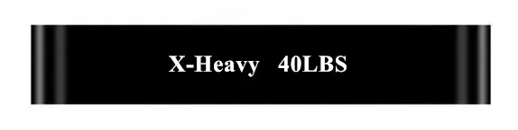 Black 40LBS Эспандеры, Резиночки для тренировок, фитнеса, тренажерного зала, резиновые петли, латексные, для йоги, тренажерного зала, силовые, спортивные, флекленд - Цвет: Black 40LBS