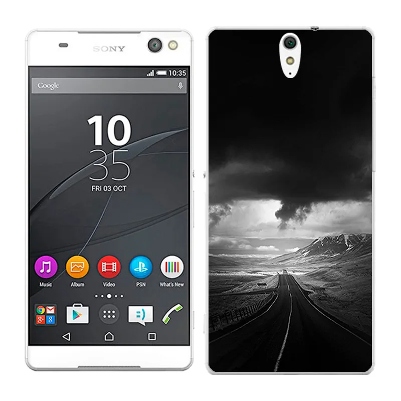 04 Чехол для sony Xperia C5 Ultra Dual E5533 E5553 с рисунком пейзажа, силиконовый чехол для Xperia C5, 6,0 дюйма, чехлы для телефонов - Цвет: 04