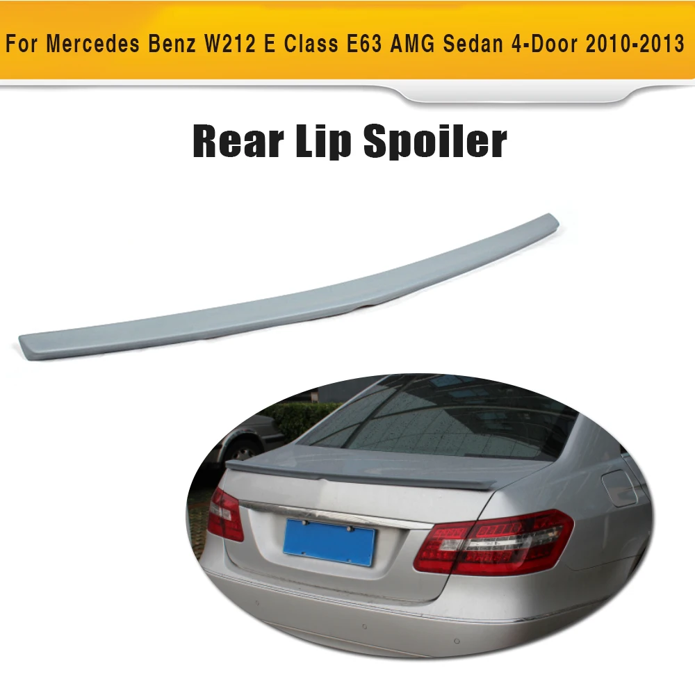 Задний спойлер для багажника из ПУ Benz W212 E550 E350 2010-2013 глянцевый черный/матовый