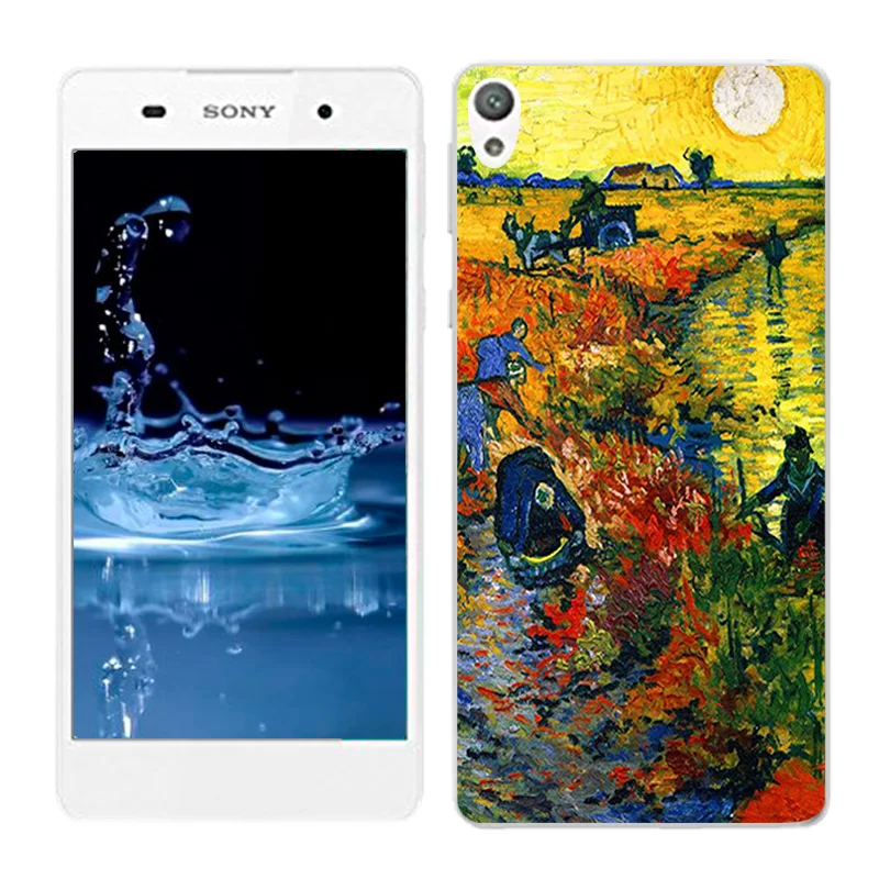 Мягкий чехол из ТПУ для Sony Xperia E5 f3311 f3313, мягкий силиконовый чехол с масляной окраской, чехол для телефона для Xperia E5 E 5 Fundas - Цвет: 20