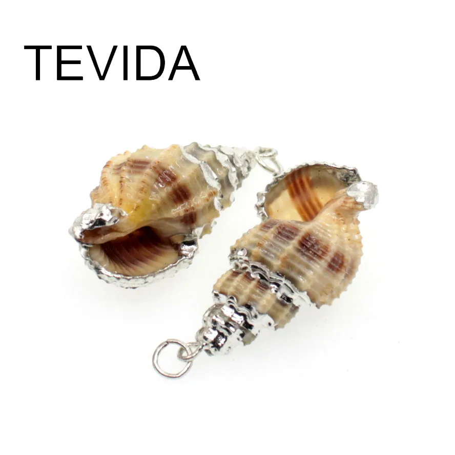 TEVIDA Q57 10 шт. бусины из натуральных раковин DIY для изготовления ювелирных