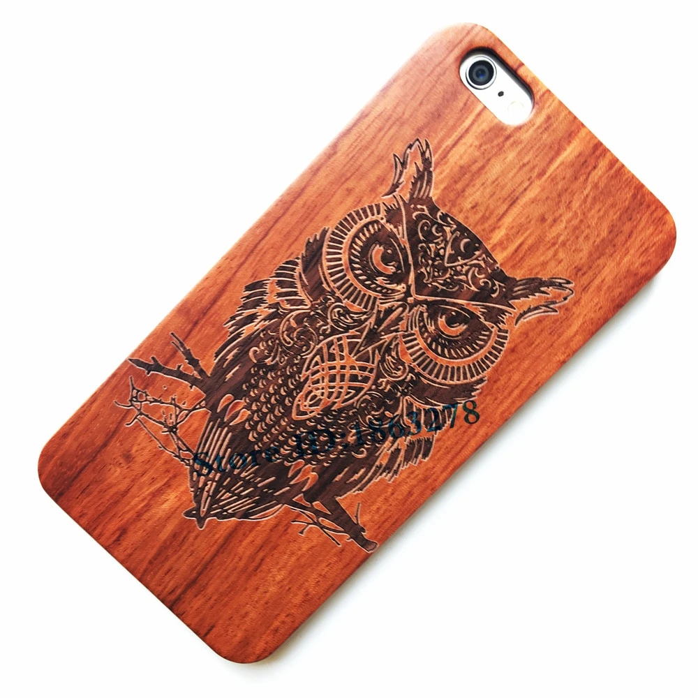Чехол для телефона с изображением индийского слона Ganesha God деревянный чехол Iphone 7 8