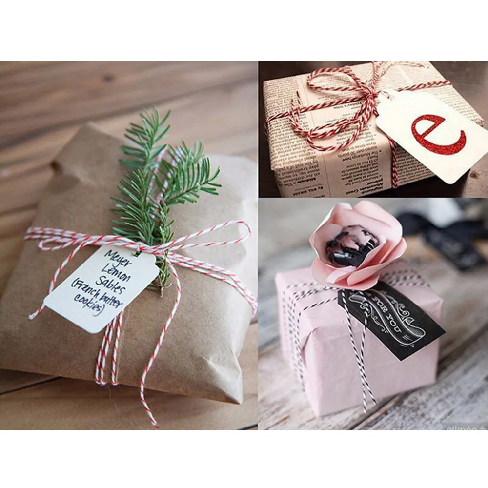 Two Colors Cotton Bakers Twine Rope Rustic Country Crafts Handmade Accessories Hot Sale |