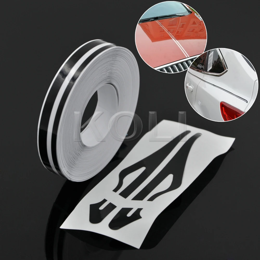 12 мм черная полоска PinStriping Pin Полоса Автомобильный Корпус Дверь Окно Наклейка
