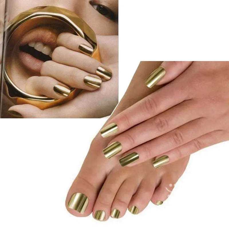 1 шт. наклейка для дизайна ногтей в стиле панк рок металлическая фольга золотые