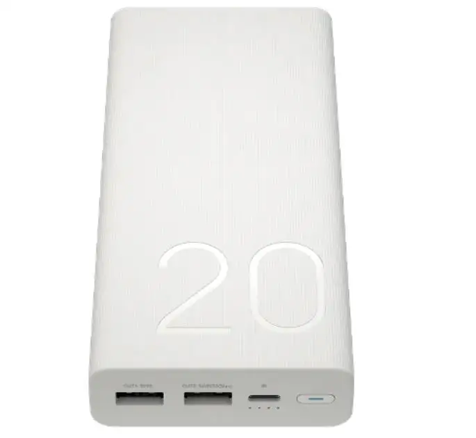 Huawei Honor 20000mAh Slim Power Bank 18W 9V Output Type-C Dual USB Universal Smart Phone Power Fast Charging Quick Charge - Color: Type-c Version