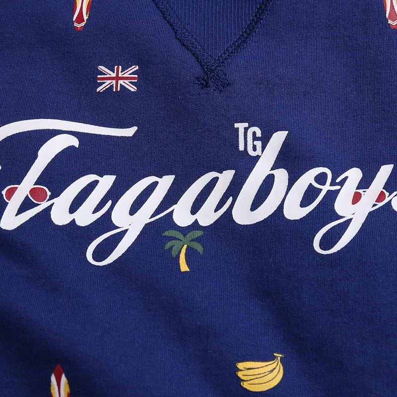 TAGA 2017 дети детские мальчики с длинным рукавом circle декольте cottont футболки мода