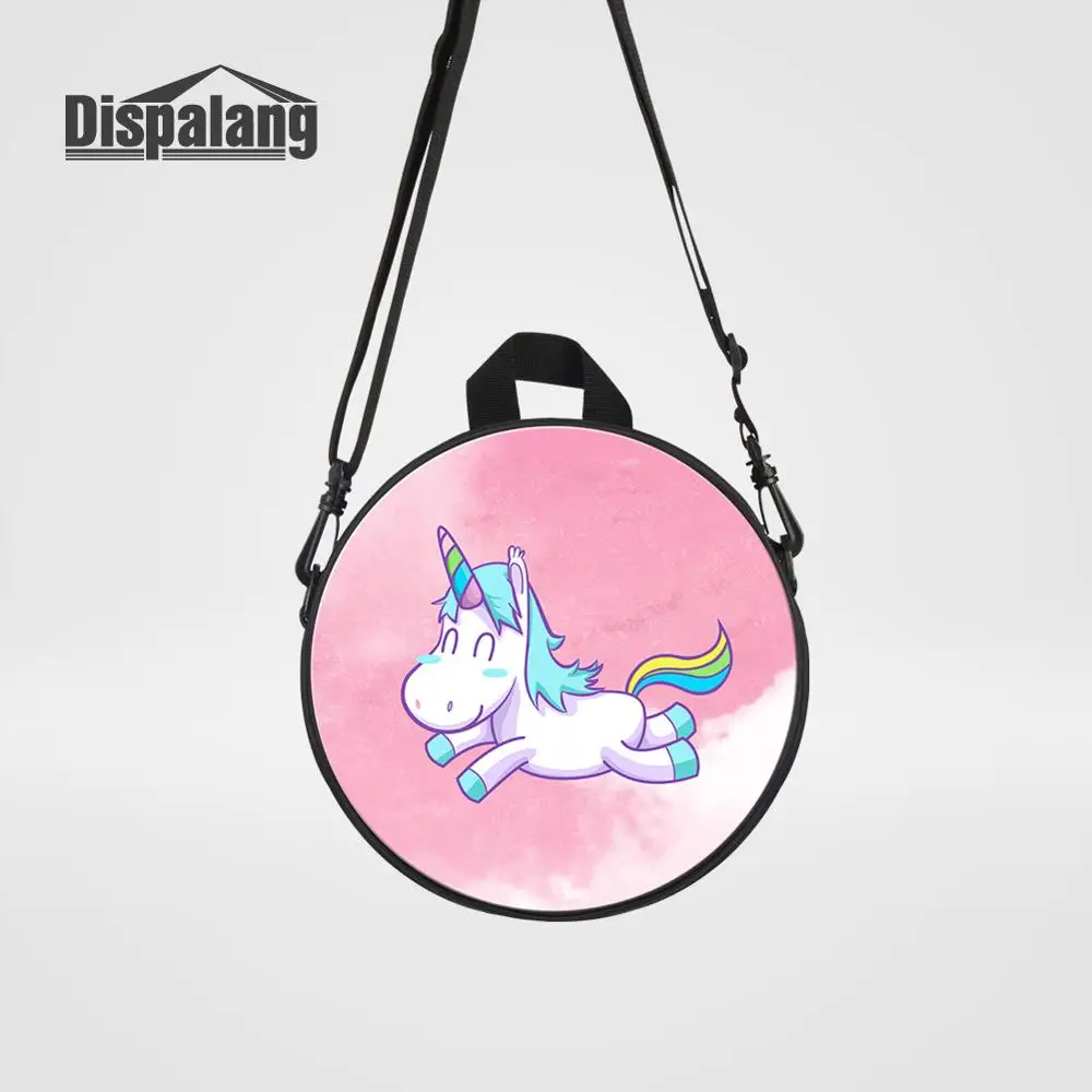 Backpack44 Dispalang новые Мультяшные детские сумки-мессенджеры с принтом лисы для девочек милые животные круглые Rugtas детские мини сумки через плечо - Цвет: Backpack44