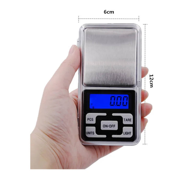 Цифровые карманные мини весы 100 г/200 г/300 г/500 г/0 01 г 1000 0 1 шт.|Весы| |