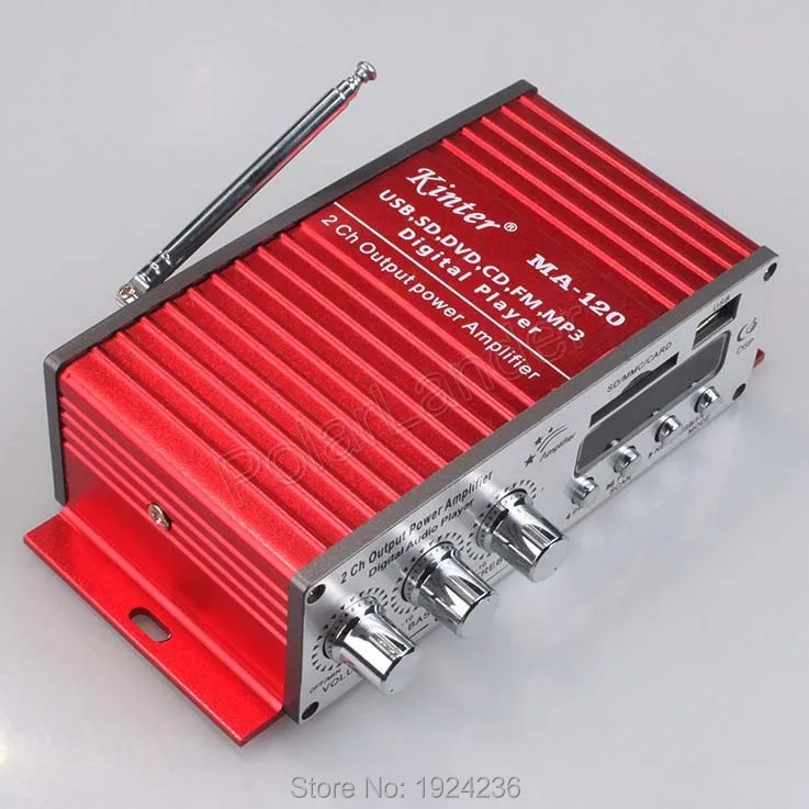 Kinter MA-120 усилитель высококачественный цифровой модный MP3/USB/SD карта/FM стерео fm-радио незначительные достоинства мини Hi-Fi функция
