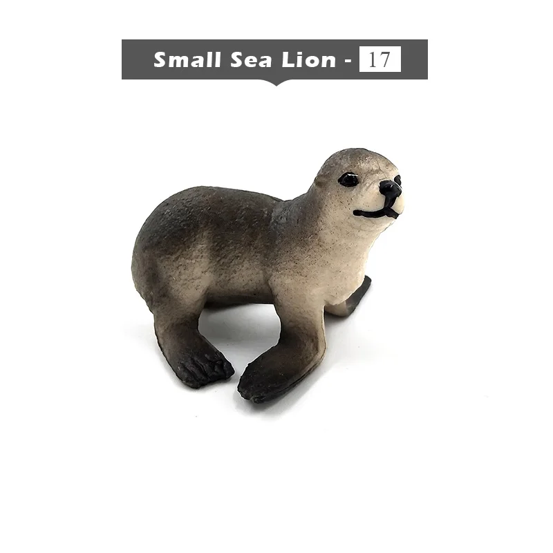 Small Sea Lion Морская рыба пингвин морской лев рыба скейт опилки фигурка животные модель ПВХ домашний декор миниатюрное украшение для сада в виде Феи аксессуары - Цвет: Small Sea Lion