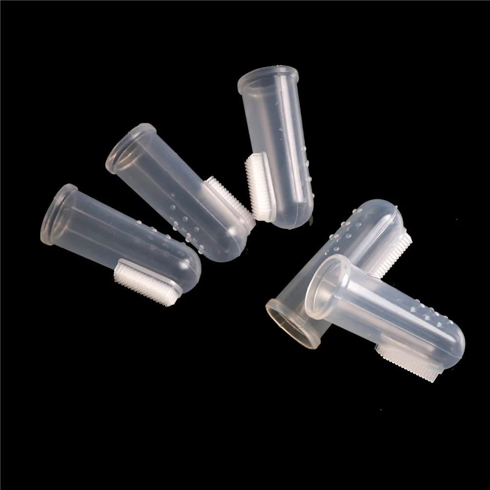 5 шт. силиконовые зубные щётки с чехлом | Мать и ребенок