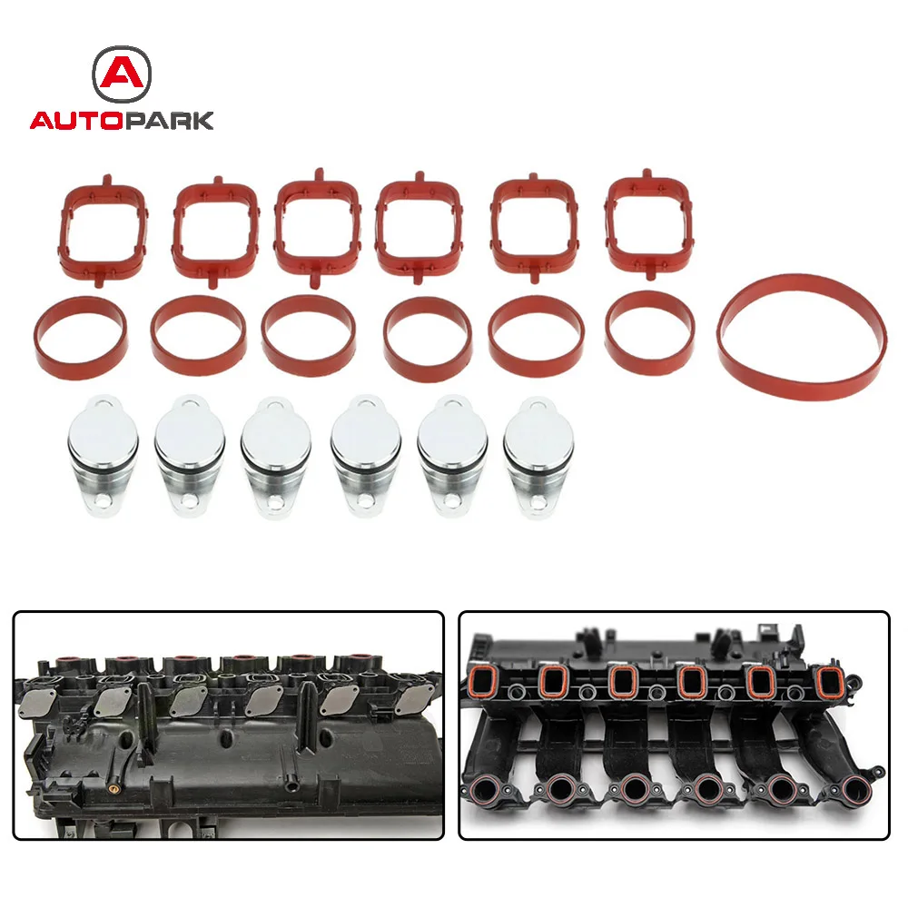 Заготовки дизельных клапанов 22 мм 6 шт. сменные прокладки впускного коллектора