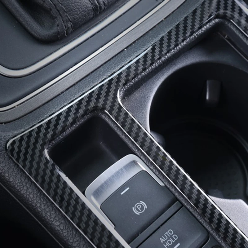 ZDPARTS наклейки на панель стакана для воды из углеродного волокна Volkswagen VW Golf 7 GTI R GTE