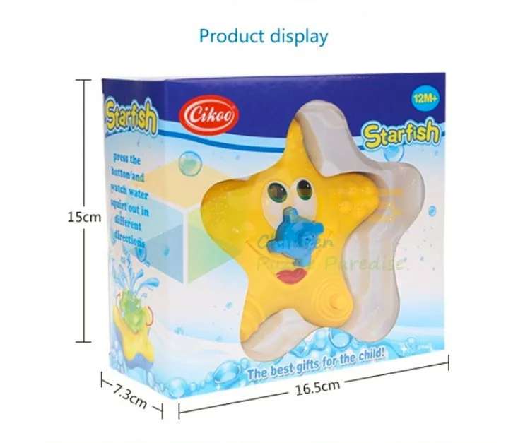 Baby Shower игрушки для ванной для Для детей Ванна, бассейн пляжный электрические звезды для морской плавающей водные игрушки распыления подарок