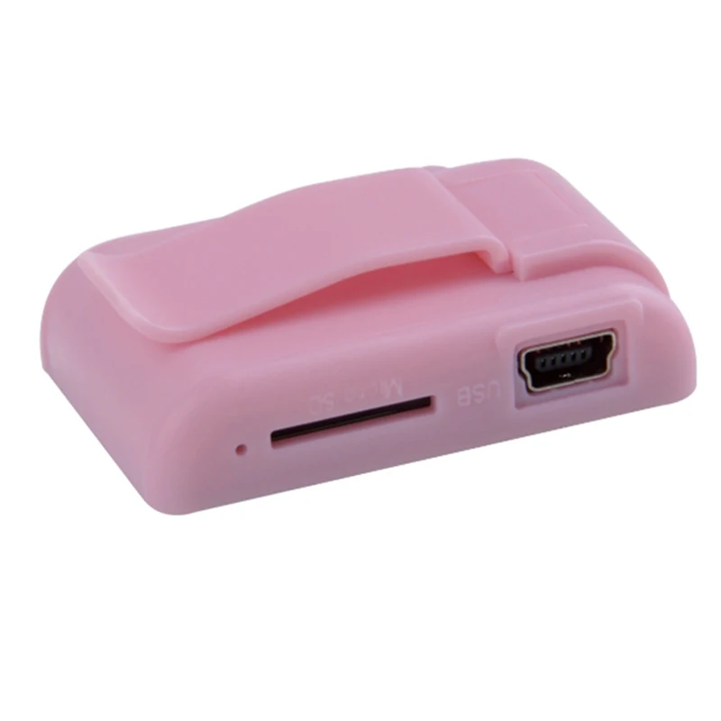 Новое поступление модный мини зажим для спорта USB Micro SD TF зеркальная кнопка mp3