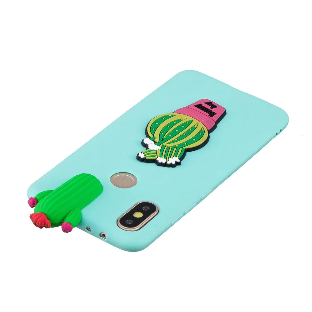 Redmi 5 Plus Silicone Case For Xiaomi Note 6 7 Pro cover GO S2 Mi A2 Lite Fruits Cactus Cases |