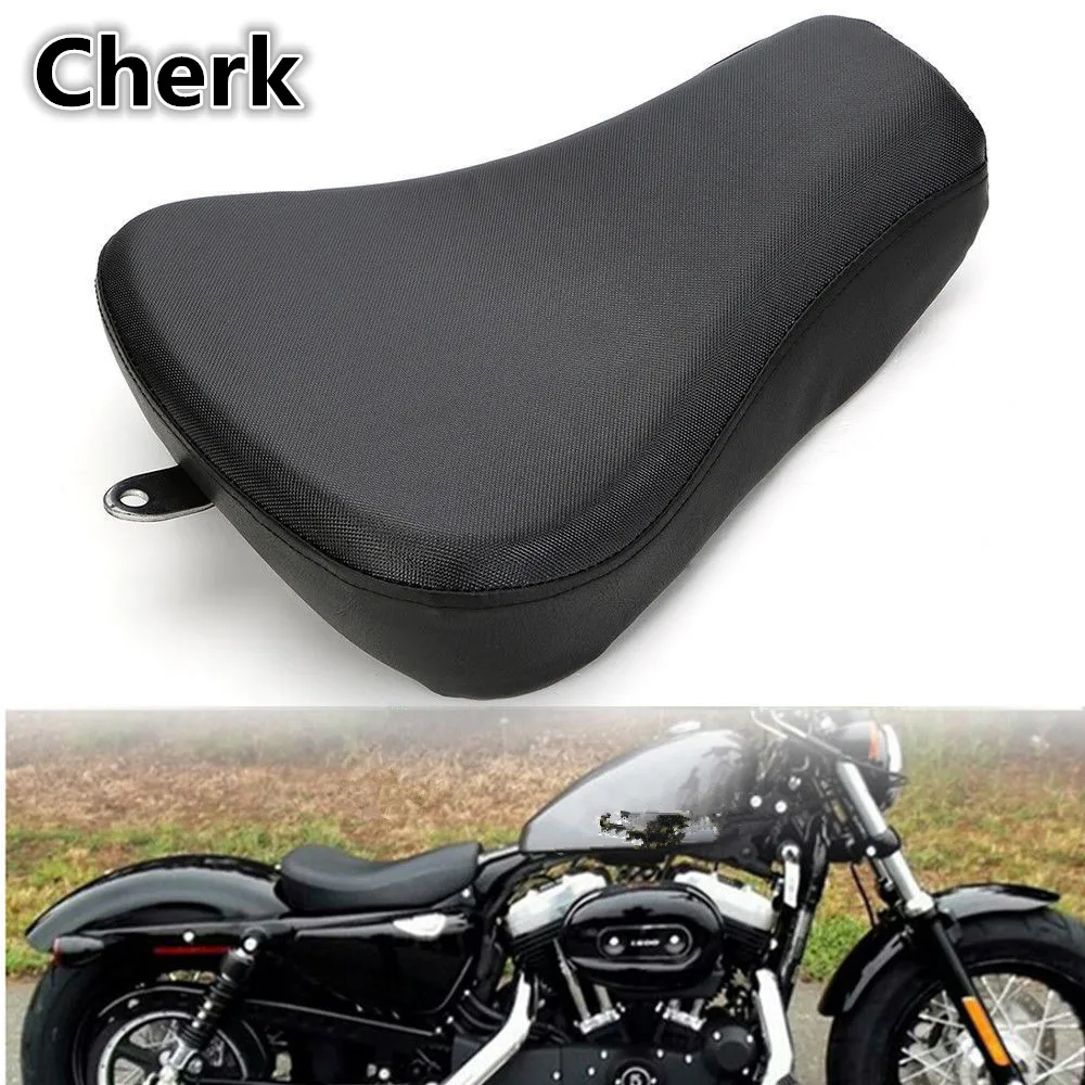 Ретро-сиденье для мотоцикла Solo Seat Cafe Racer пружинный кронштейн коричневый Harley Sportster
