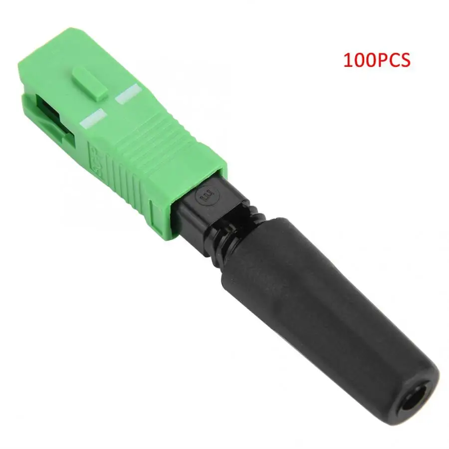 100 шт./лот SCAPC SC волоконный Разъем Встроенный Соединительный адаптер прямой
