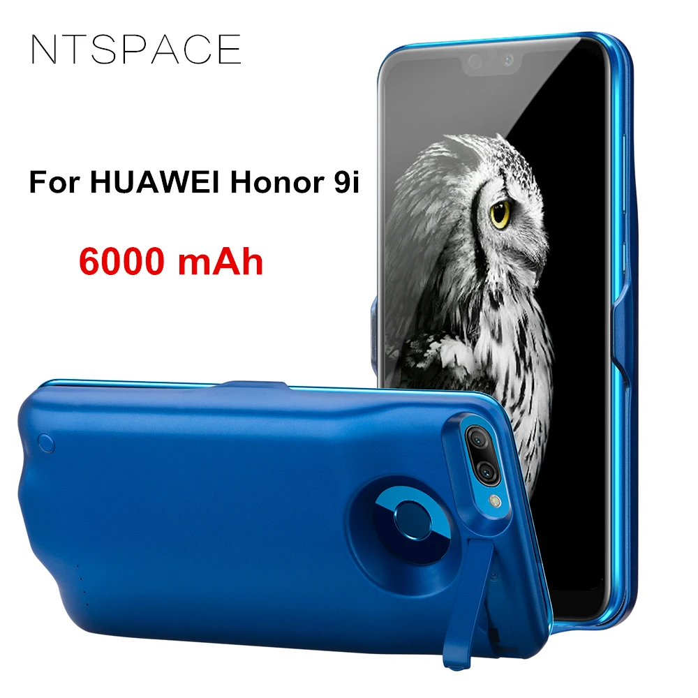 

NTSPACE Portable Power Bank Case For Huawei Honor 9i Battery Charger Cases 6000mAh Powerbank Cover For Honor 9 lite Power Case