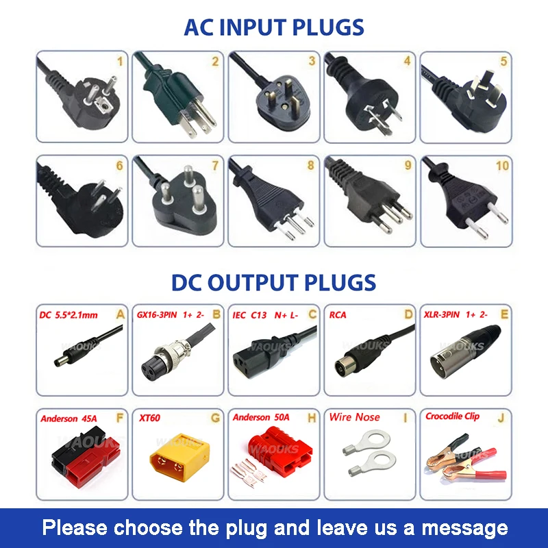 

50.4V 1.5A Charger 12S 44.4V Li-ion electric bike battery 44.4V Lithium Battery Charger Input 100V-240V Free shipping