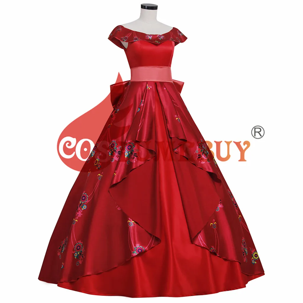 Costumebuy Elena of Avalor принцесса Елена косплей костюм красный бальное платье для женщин disfraz Mujer Вечерние платья на Хэллоуин