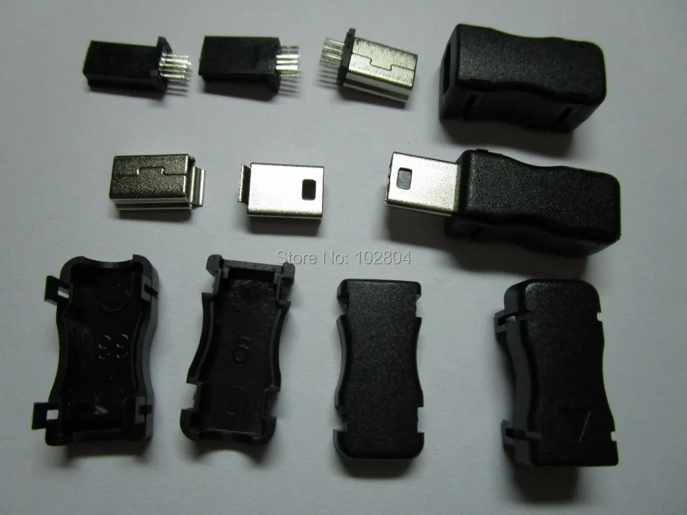 500 шт. в упаковке мини USB разъем для разъема 10 Pin пластиковый корпус использование