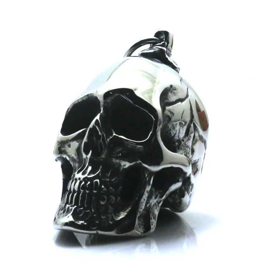 

Men 316L Stainless Steel Polishing Cool Punk Gothic Skeleton Black Rider Fashion Pendant