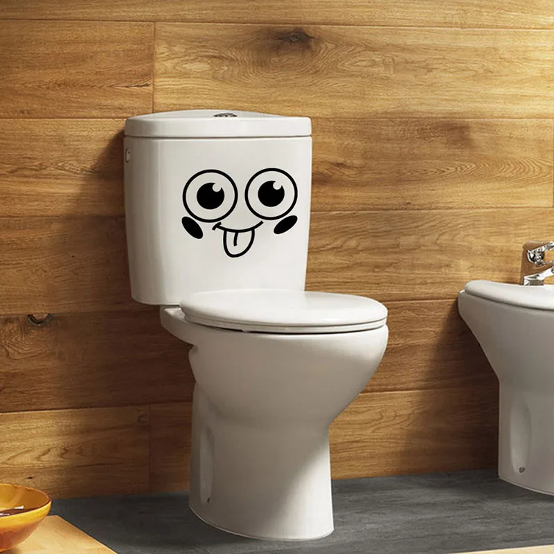 Большой рот Туалет наклейки настенные украшения 342. Diy виниловые adesivos де Паредес