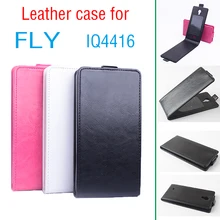 Кожаный чехол для Fly IQ4416 quad Era Life 5 книжка IQ 4416 Life5 телефона s чехлы