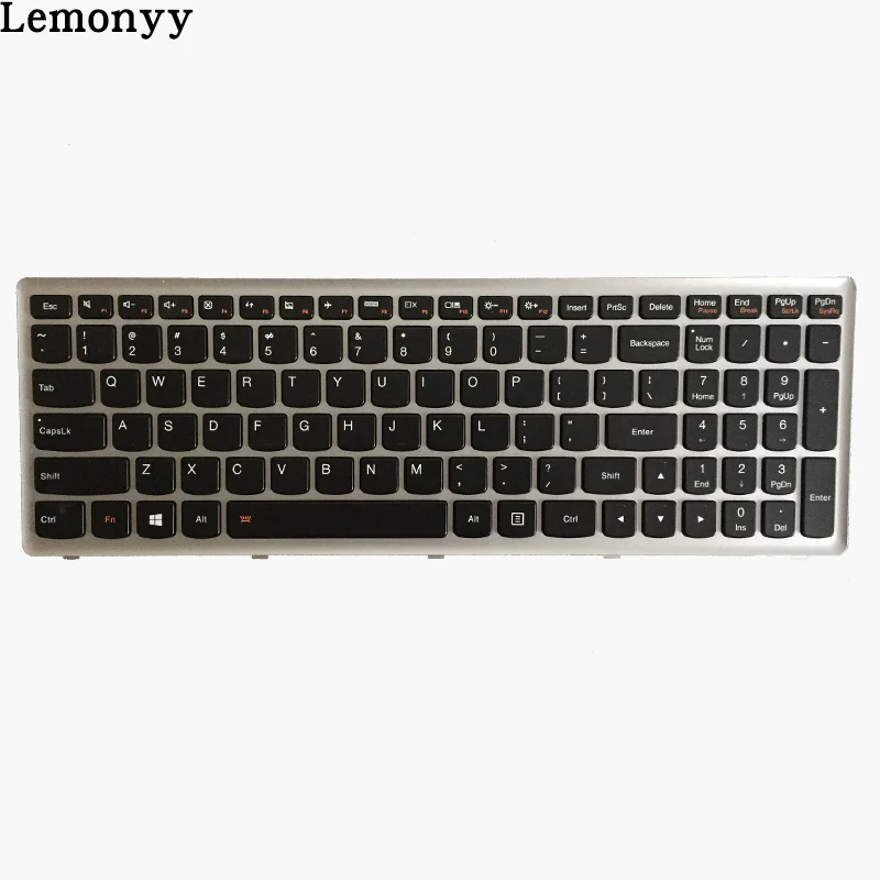 Новая клавиатура для ноутбука lenovo IdeaPad G500S G505S G510S S500 Z510 Flex 15 Z505 US с подсветкой