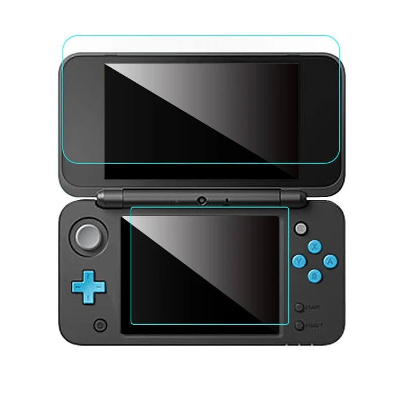 Закаленное стекло для защиты ЖК экрана Nintendo New 2DS XL/LL 2DSXL/2DSLL AUG 10A 1 комплект|Защита