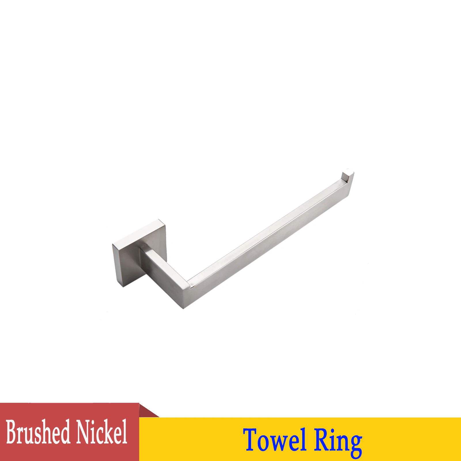 Brushed Nickel 3 Poiqihy матовый черный Полотенца Бар Полка мульти-цветная туалетная бумага держатель Ванная комната комплектующий набор Ванная комната аксессуары для украшения дома - Цвет: Brushed Nickel 3