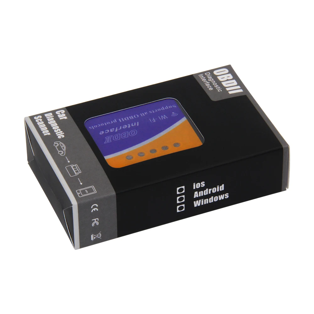 НОВЫЙ АВТО OBDII код читателя V1.5 ELM327 WI-FI Беспроводной поддерживает все OBD2 протоколы