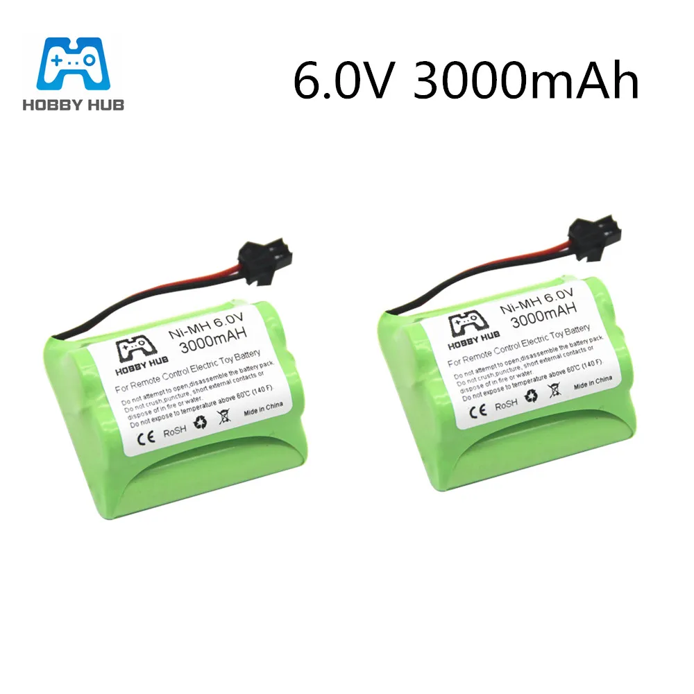 Аккумуляторная батарея Ni MH 6 0 V 3000mAH для rc автомобиля лодки грузовика поезда