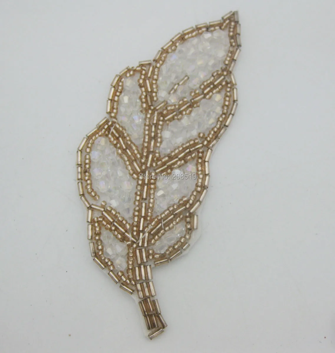 

Аппликация в Форме Кленового Листа PANONL из бисера 12 см * 5 см 8 шт./лот модные аксессуары для украшения волос