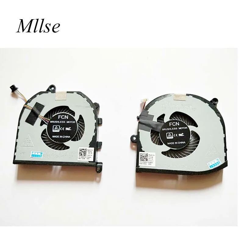 Бесплатная доставка левый и правый охлаждающий вентилятор для ноутбука Dell XPS 15 9570